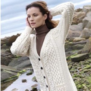 NWT! Aran Crafts Boyfriend Cardigan!